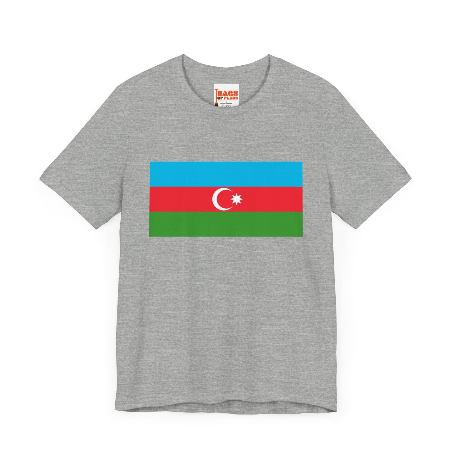 Azerbaijan Flag on T-shirt