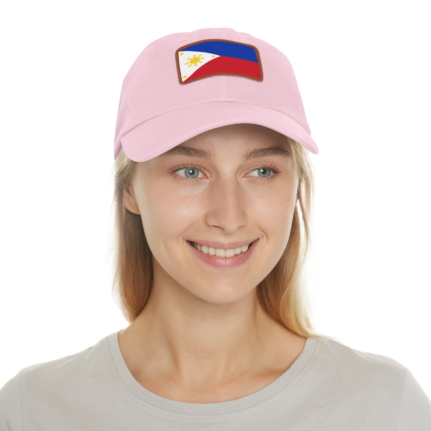Philippines Leather Patch Hat