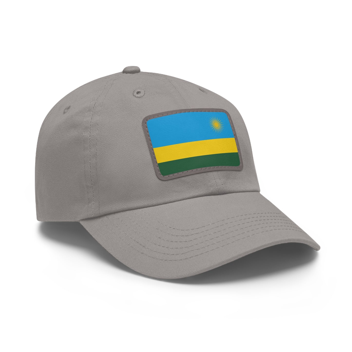 Rwanda Leather Patch Hat