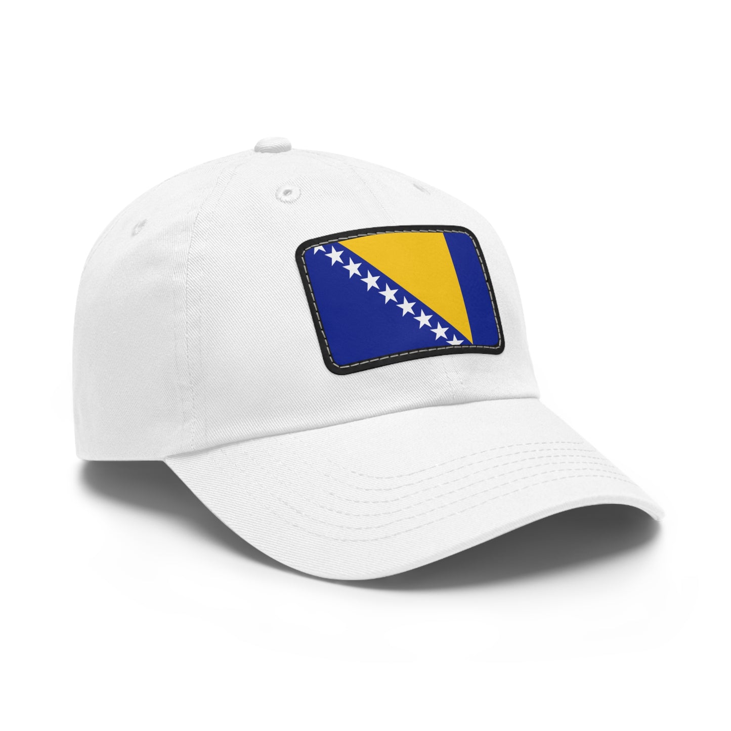 Bosnia and Herzegovina Leather Patch Hat