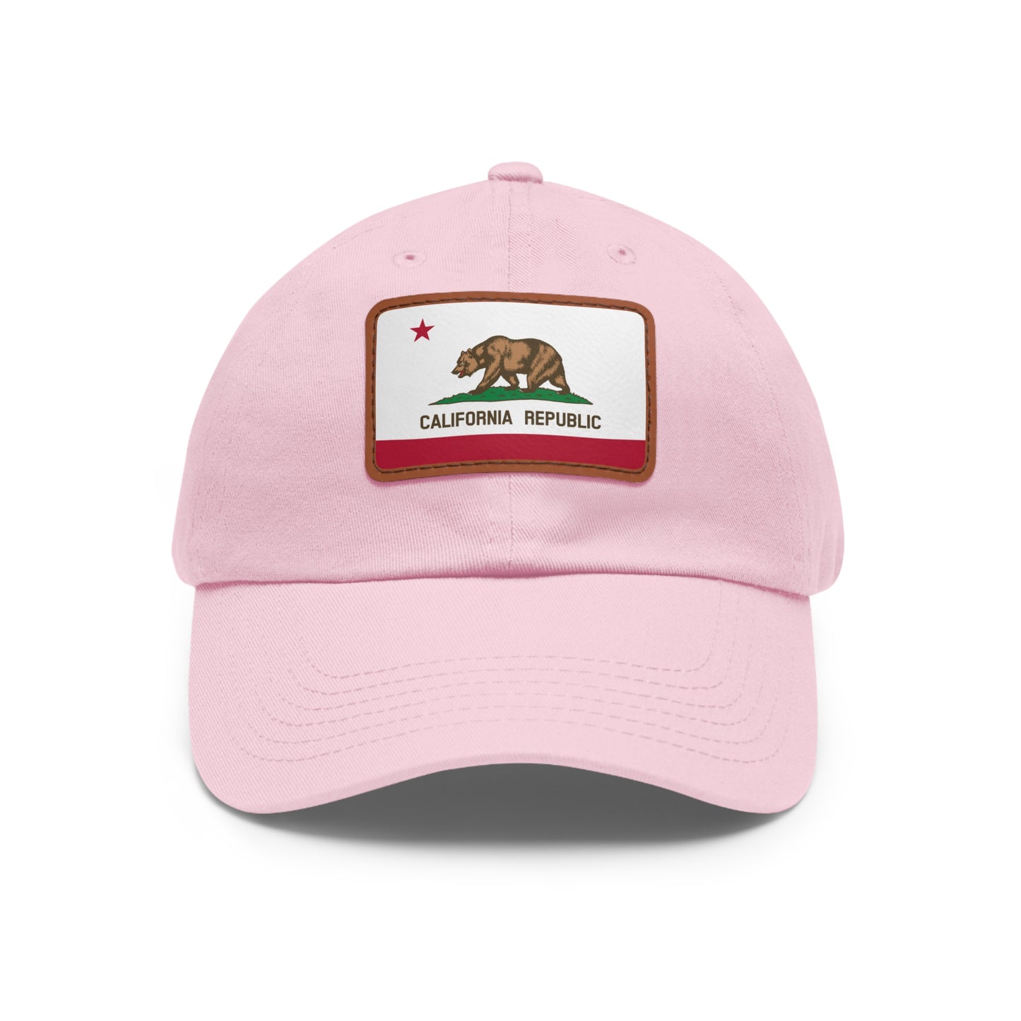 California Leather Patch Hat