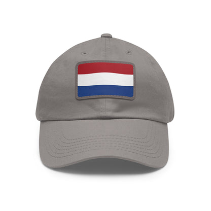 Netherlands Leather Patch Hat