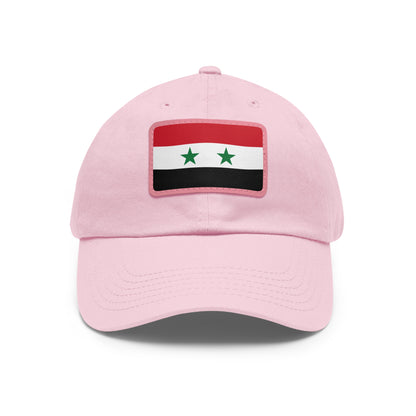 Syria Leather Patch Hat