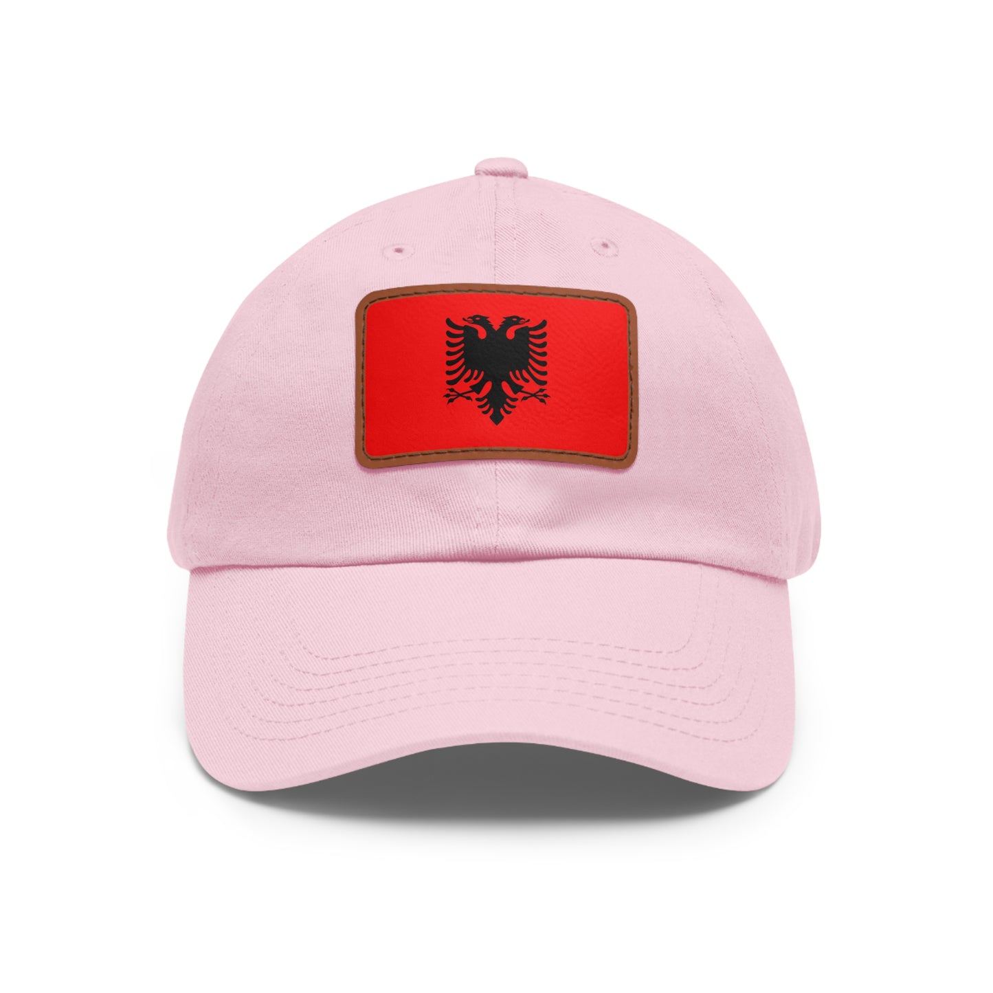 Albania Leather Patch Hat