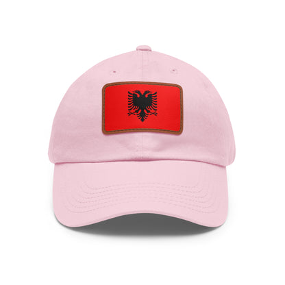 Albania Leather Patch Hat