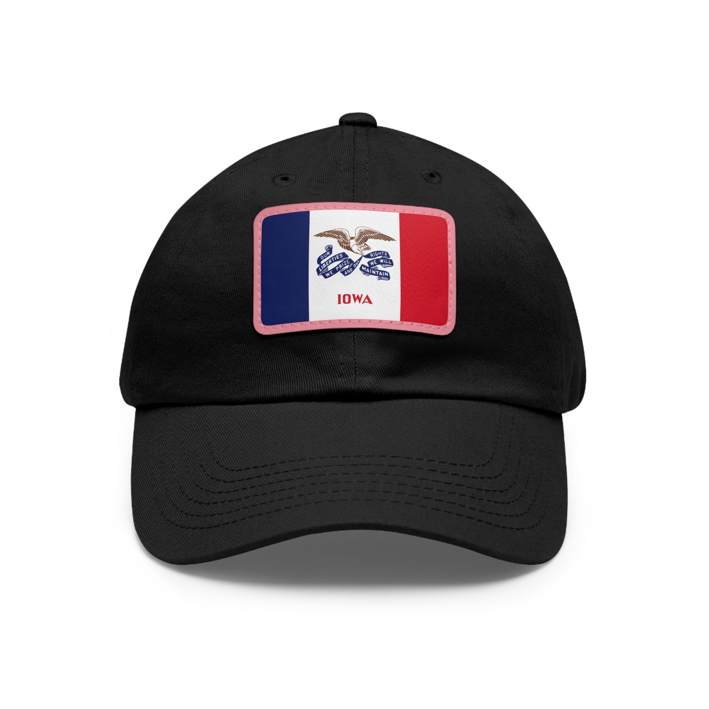 Iowa Leather Patch Hat