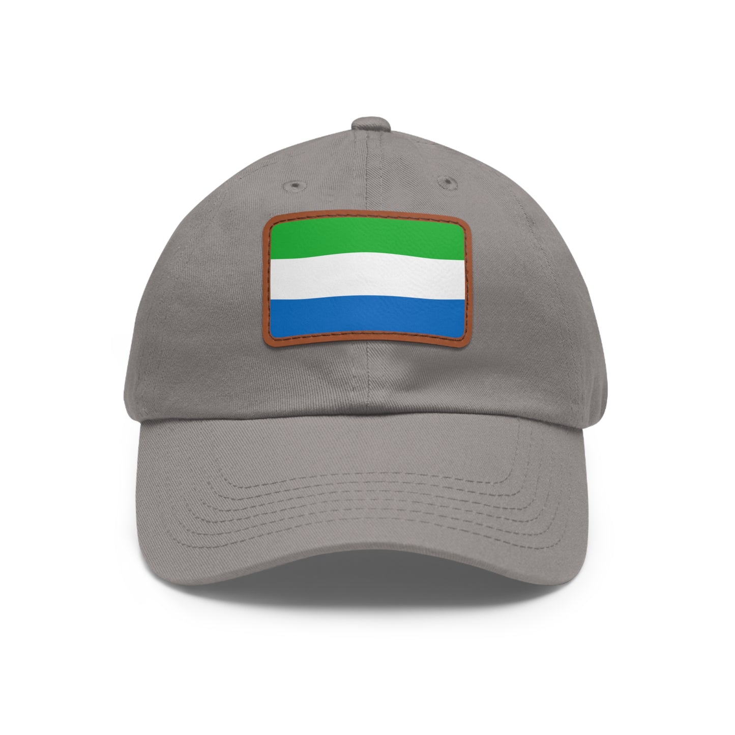 Sierra Leone Leather Patch Hat