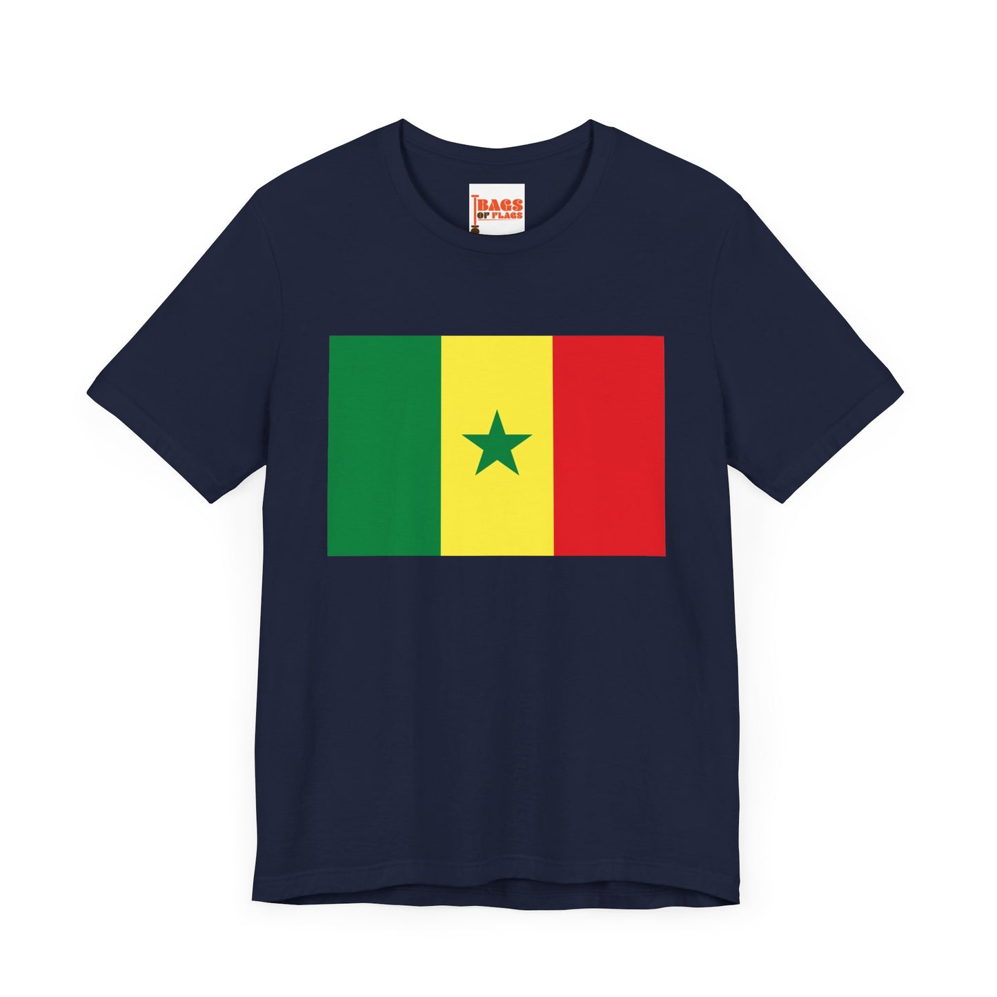 Senegal Flag on T-shirt