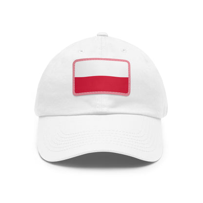 Poland Leather Patch Hat