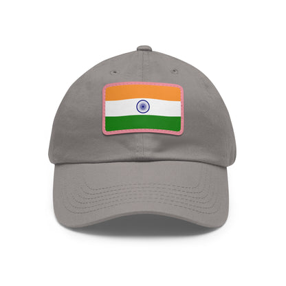 India Leather Patch Hat