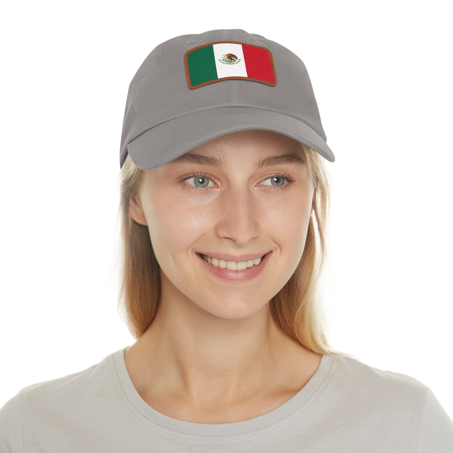 Mexico Leather Patch Hat