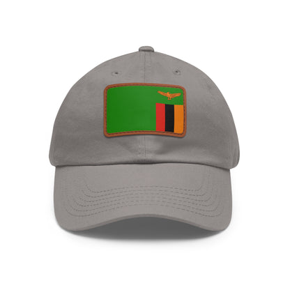 Zambia Leather Patch Hat