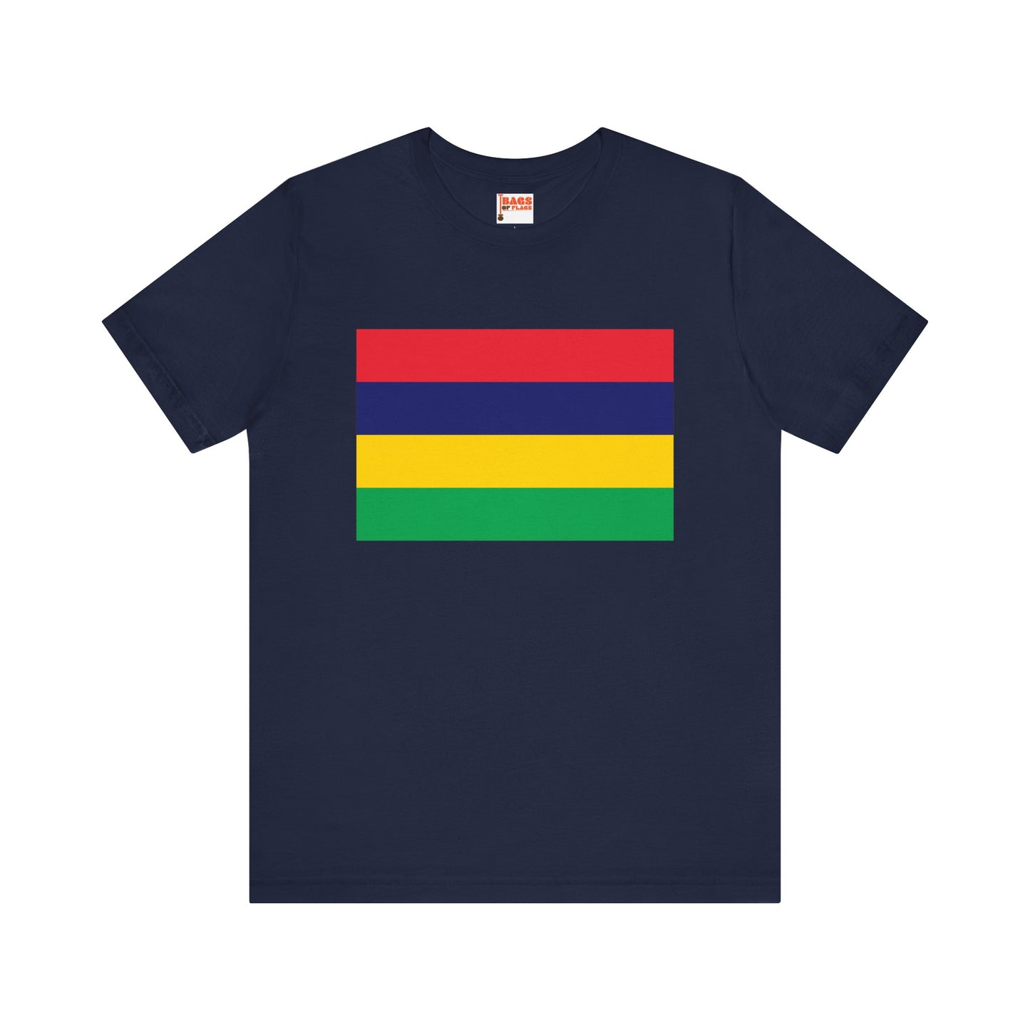 Mauritius Flag on T-shirt
