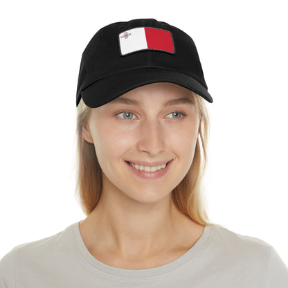 Malta Leather Patch Hat