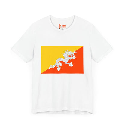 Bhutan Flag on T-shirt