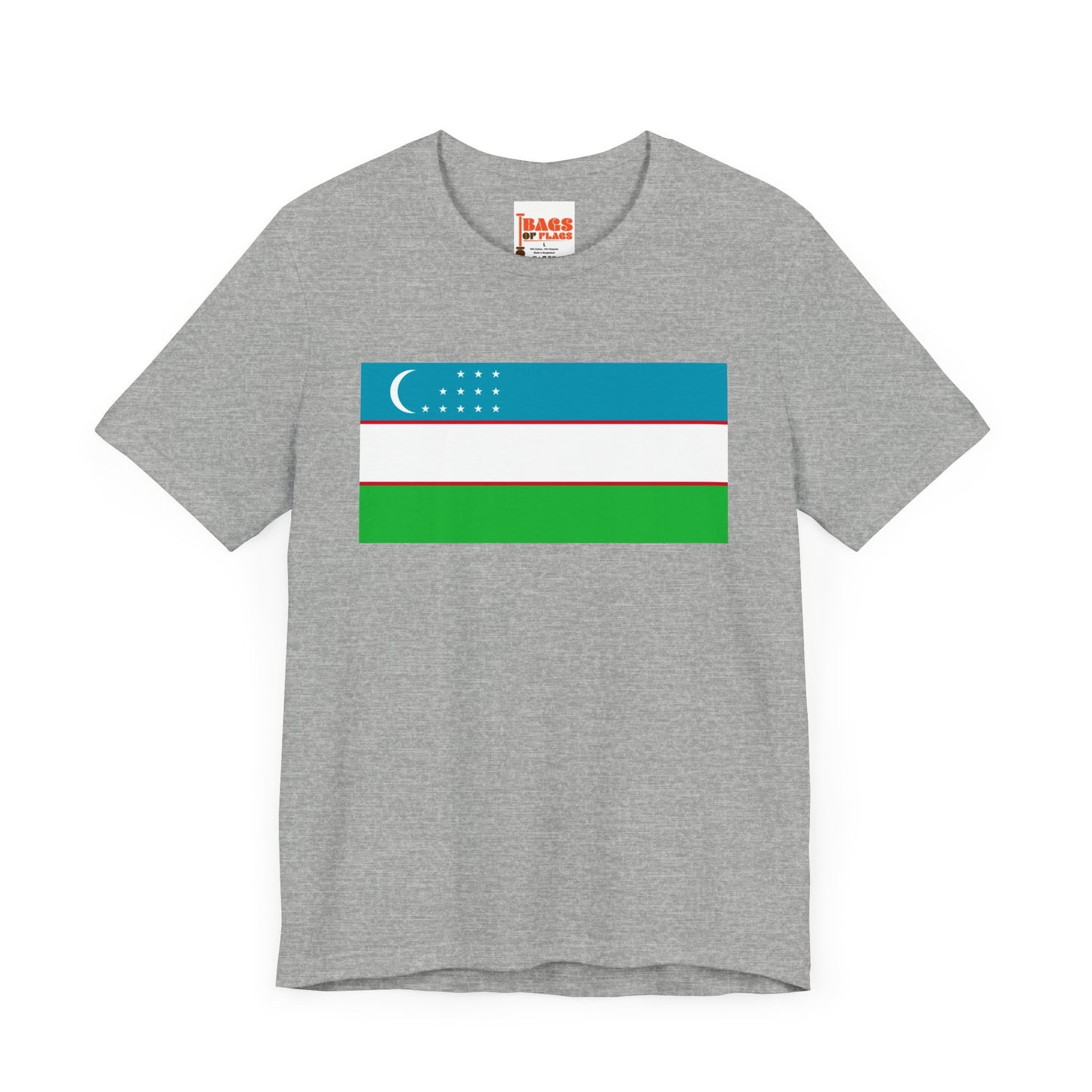 Uzbekistan Flag on T-shirt