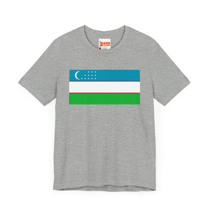 Uzbekistan Flag on T-shirt