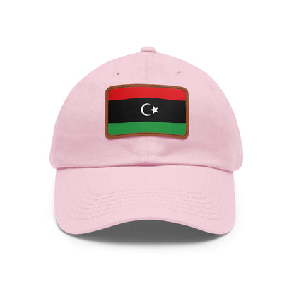 Libya Leather Patch Hat