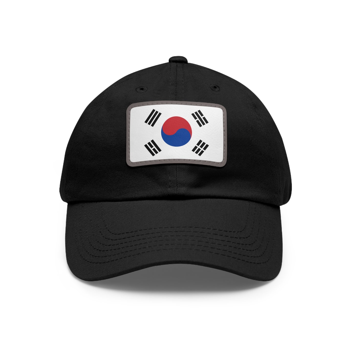 South Korea Leather Patch Hat