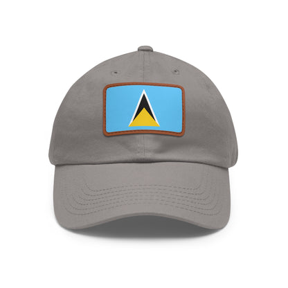 Saint Lucia Leather Patch Hat