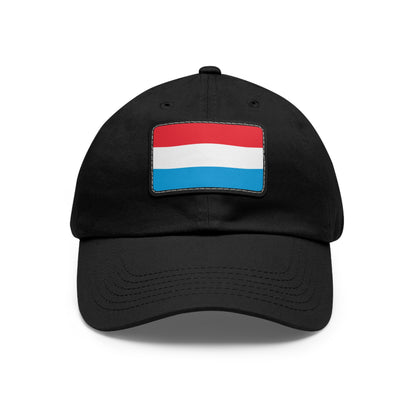 Luxembourg Leather Patch Hat