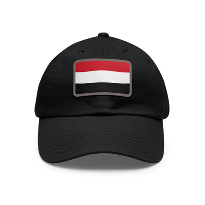 Yemen Leather Patch Hat