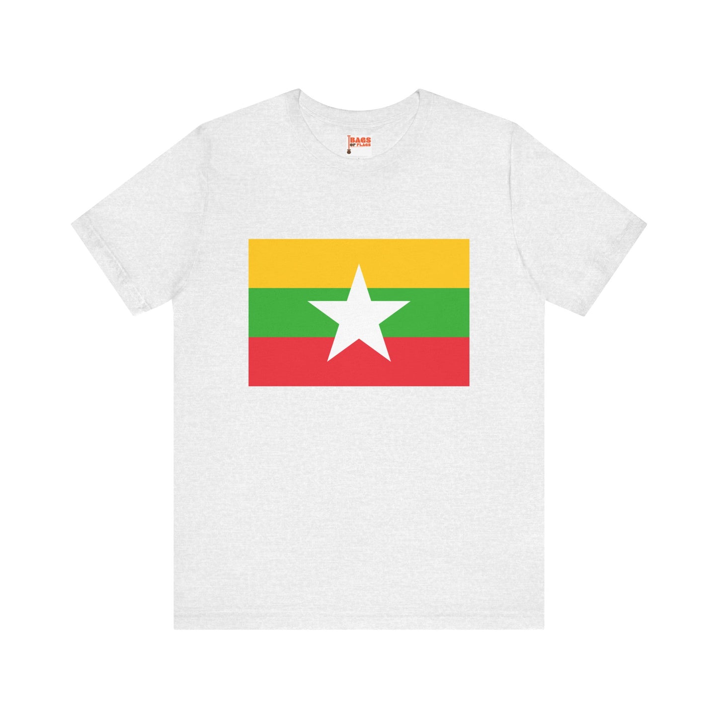 Myanmar Flag on T-shirt