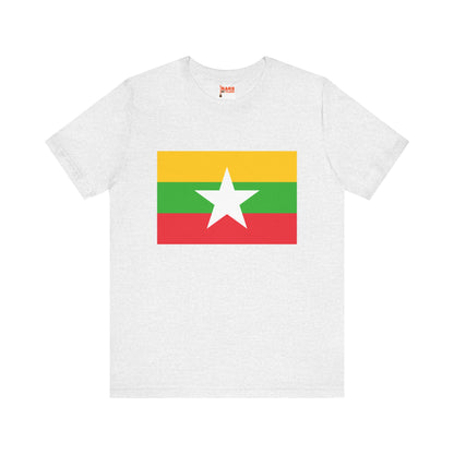 Myanmar Flag on T-shirt