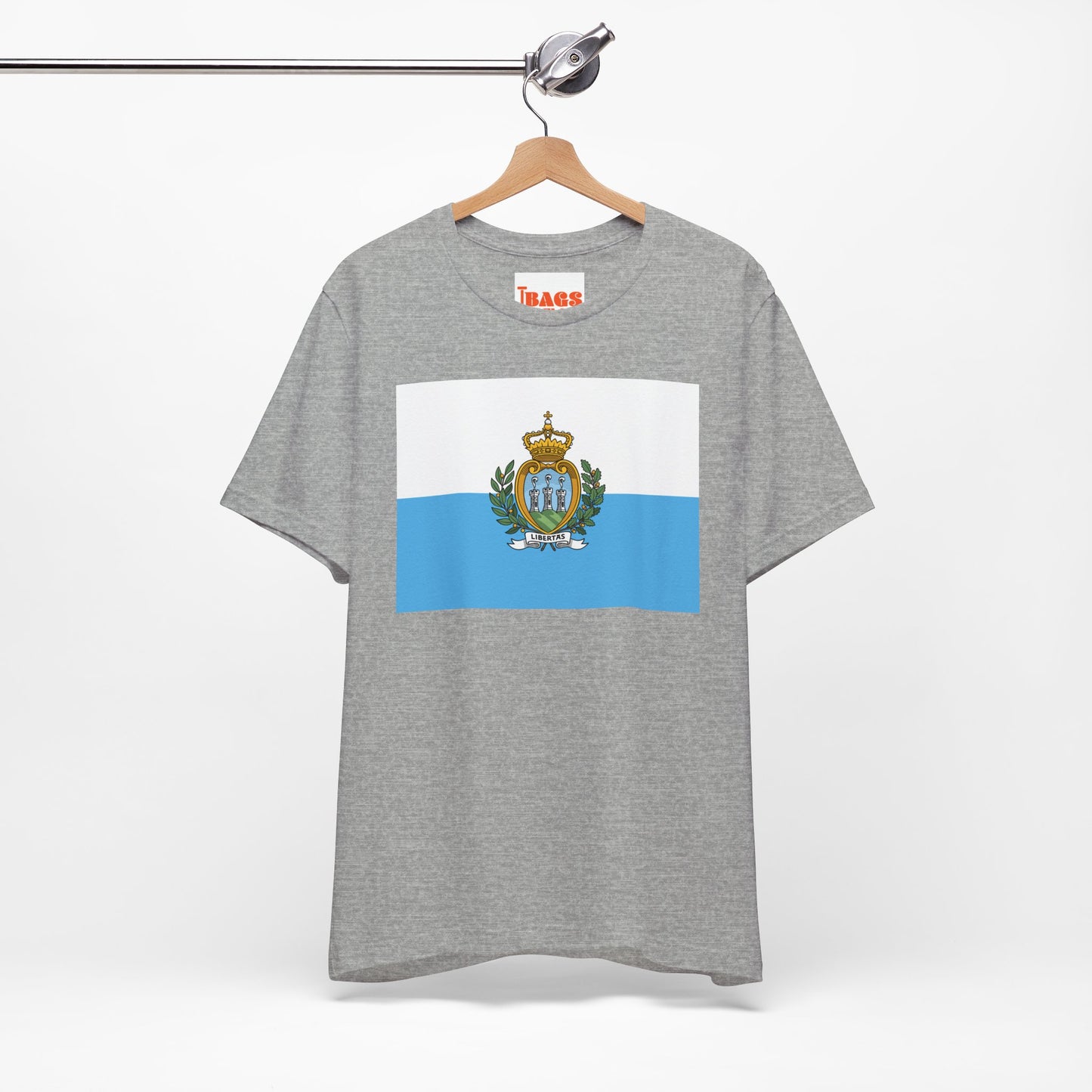 San Marino Flag on T-shirt