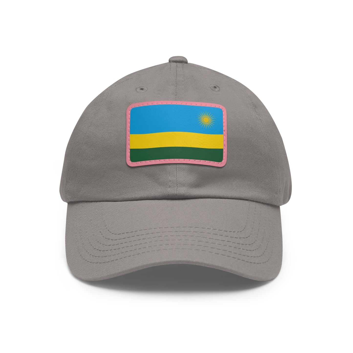 Rwanda Leather Patch Hat