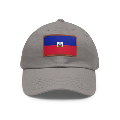 Haiti Leather Patch Hat
