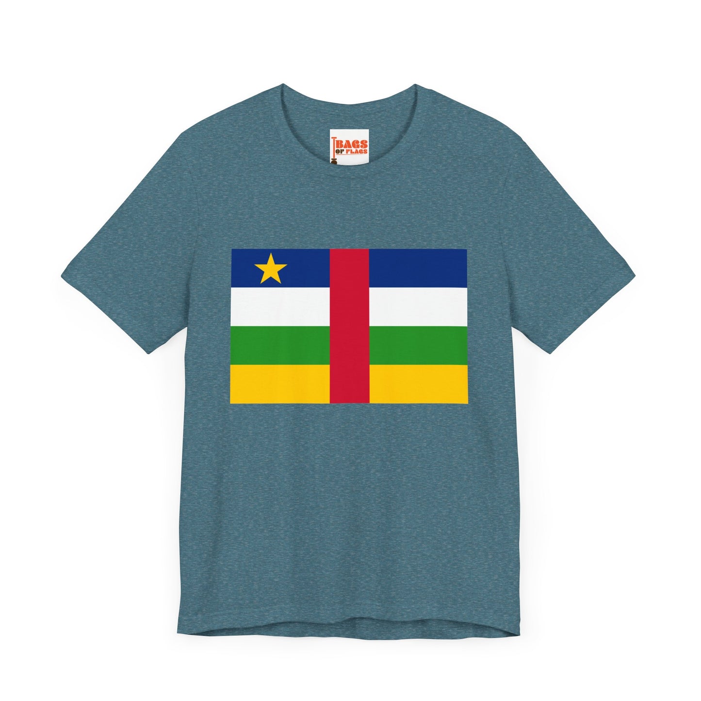 Central African Republic Flag on T-shirt