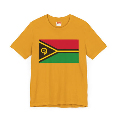Vanuatu Flag on T-shirt