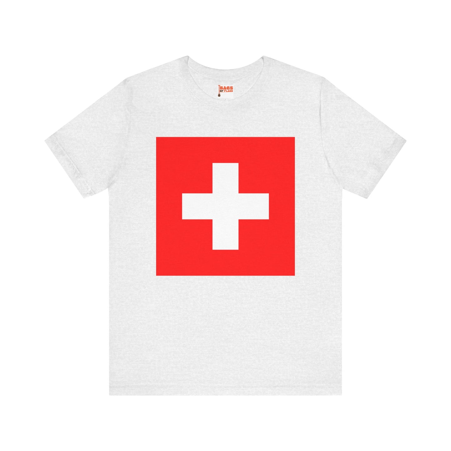 Switzerland Flag on T-shirt