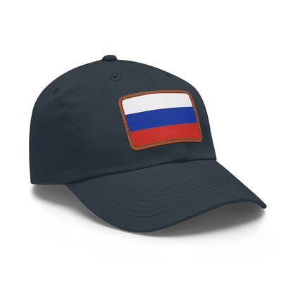 Russia Leather Patch Hat