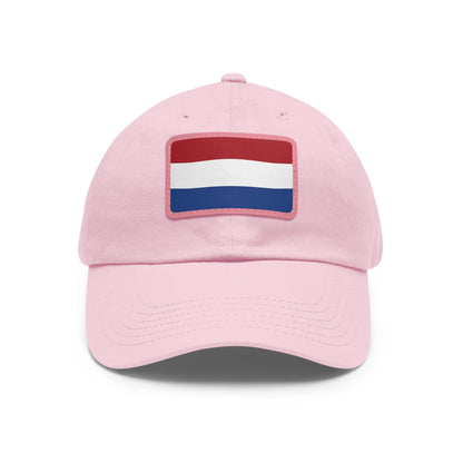 Netherlands Leather Patch Hat