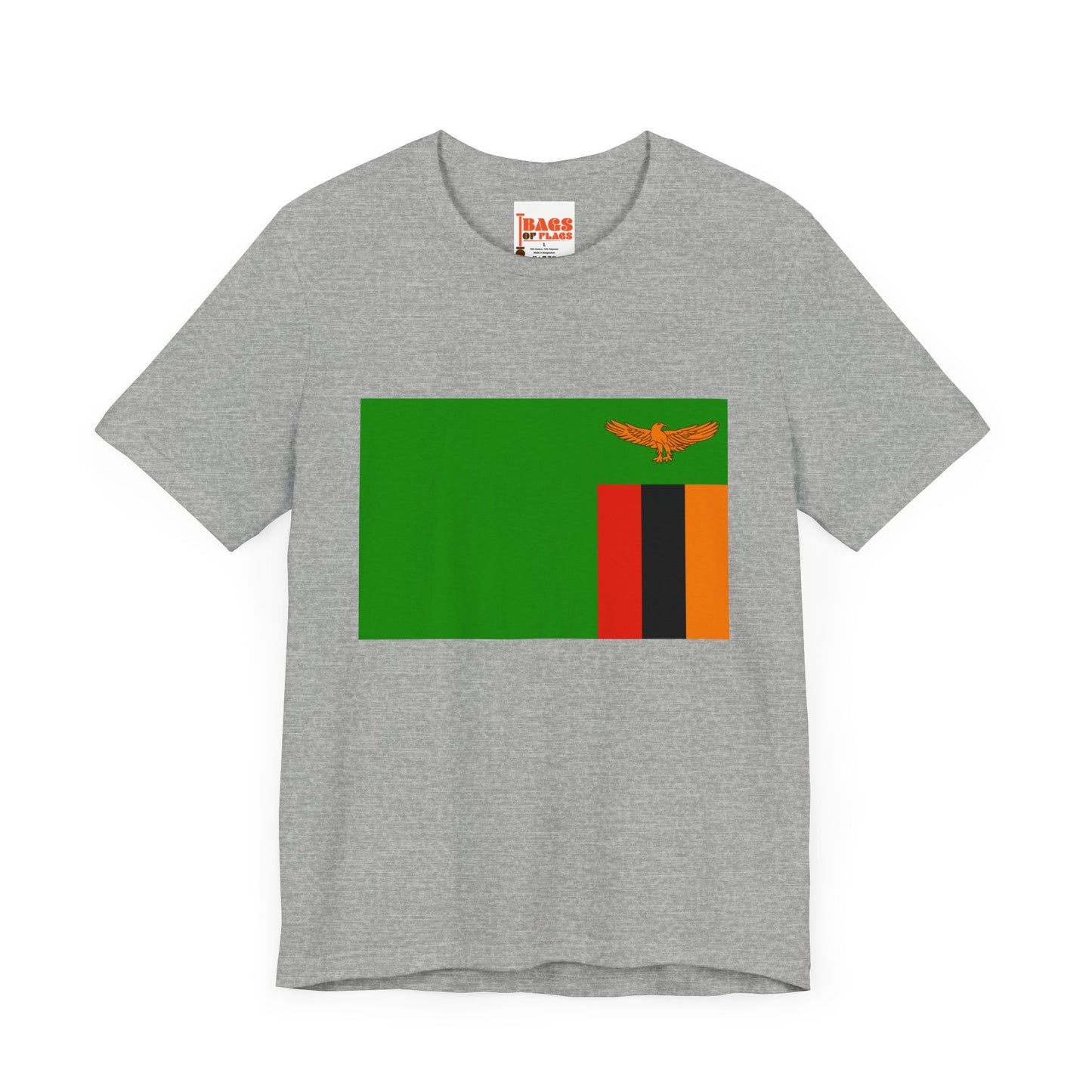 Zambia Flag on T-shirt