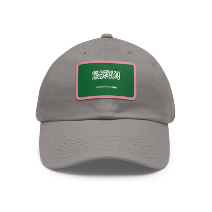 Saudi Arabia Leather Patch Hat