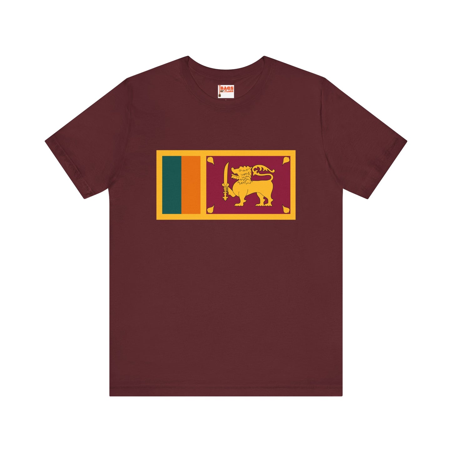 Sri Lanka Flag on T-shirt