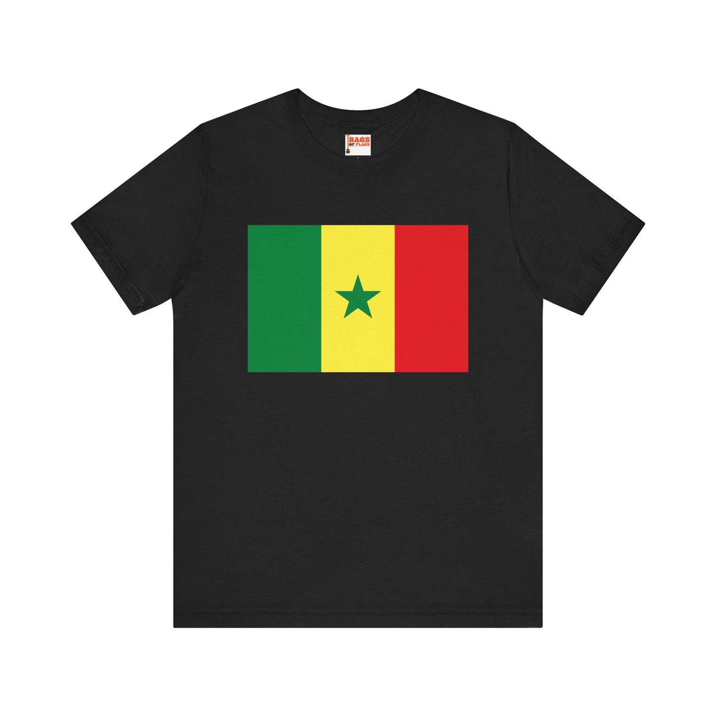 Senegal Flag on T-shirt