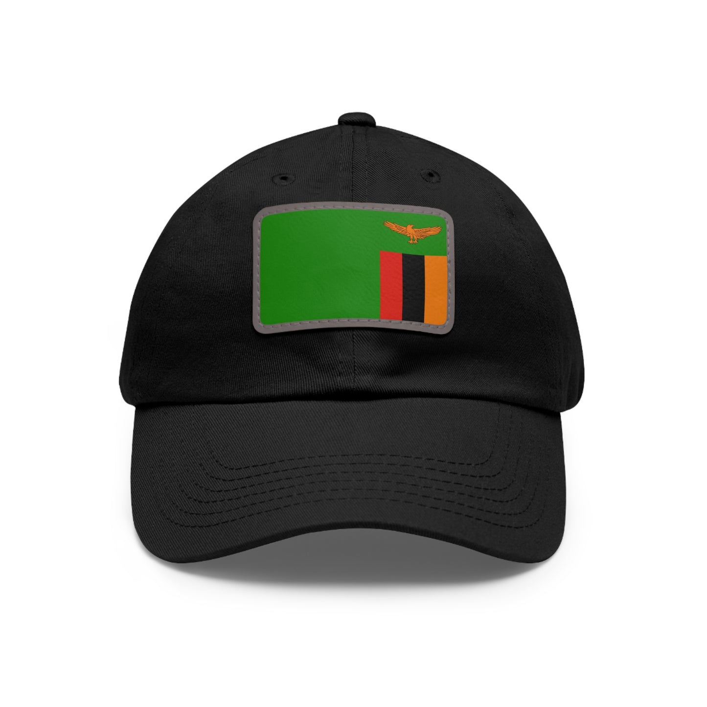 Zambia Leather Patch Hat