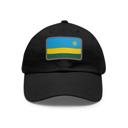 Rwanda Leather Patch Hat