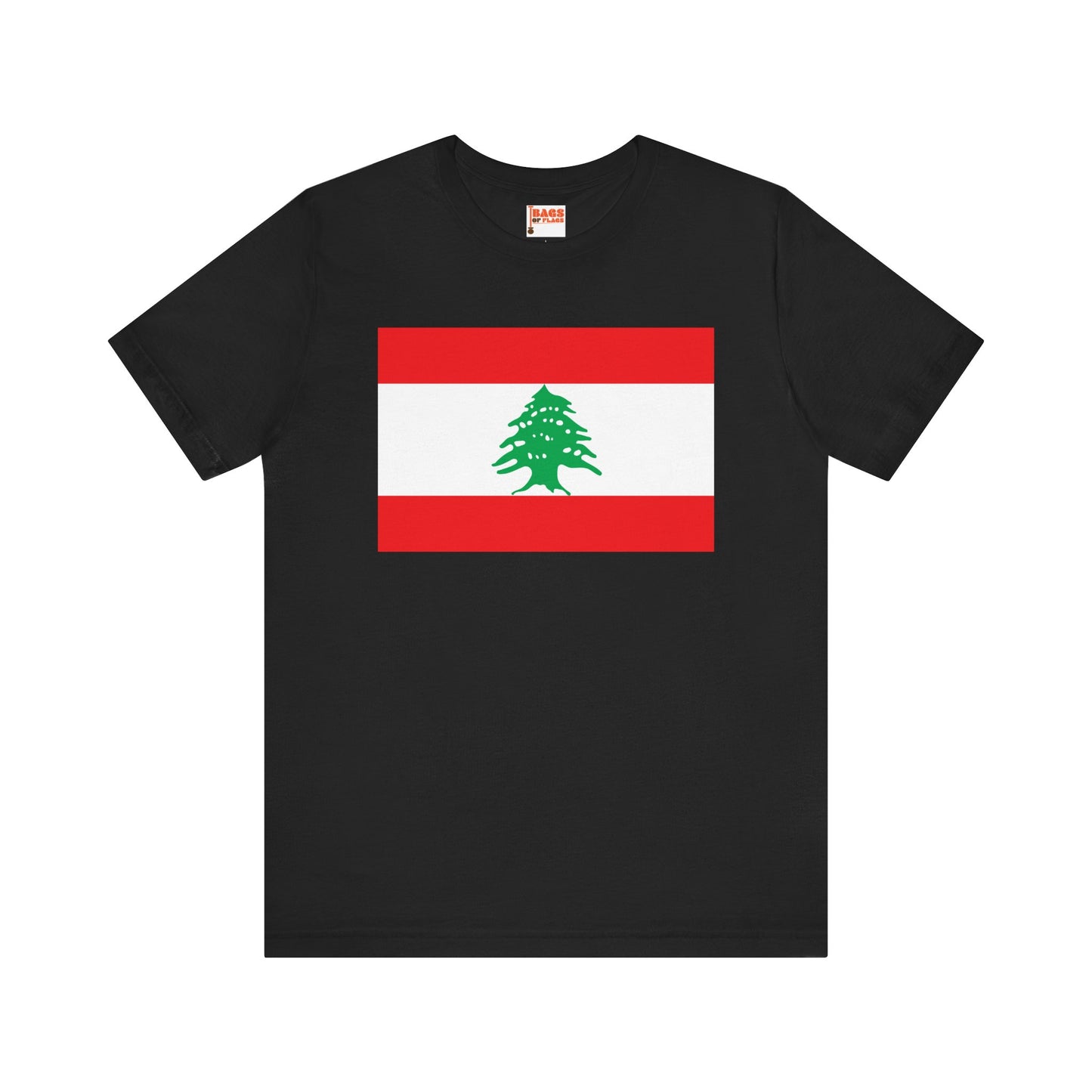 Lebanon Flag on T-shirt