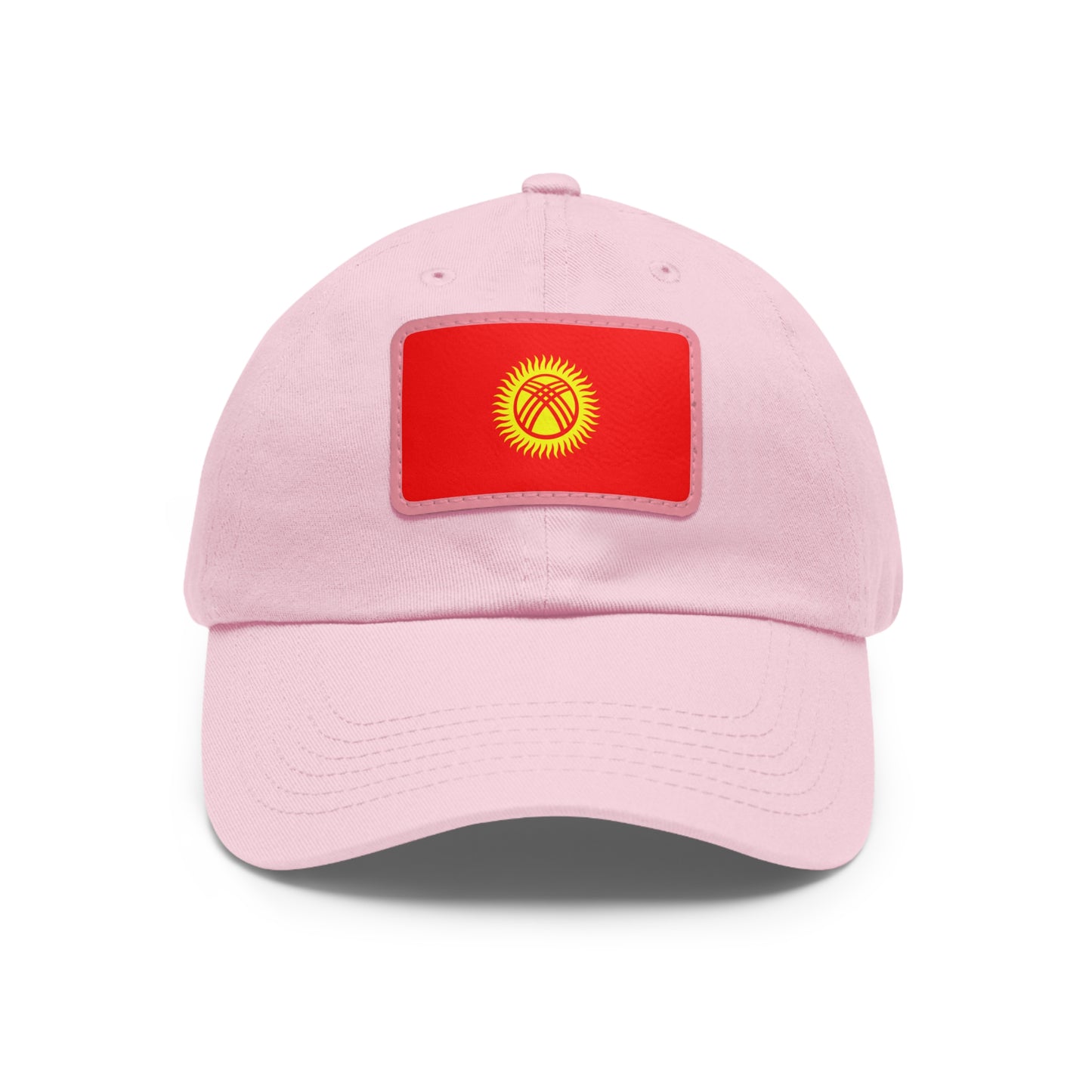 Kyrgyzstan Leather Patch Hat