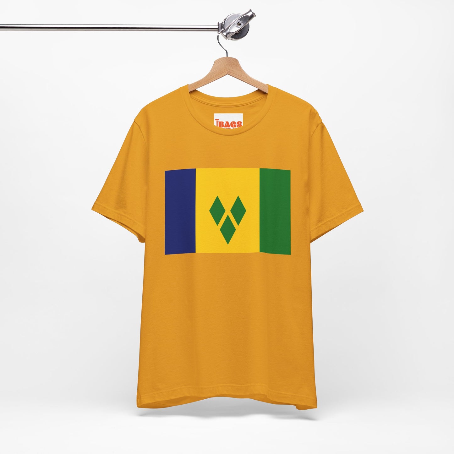 Saint Vincent and the Grenadines Flag on T-shirt