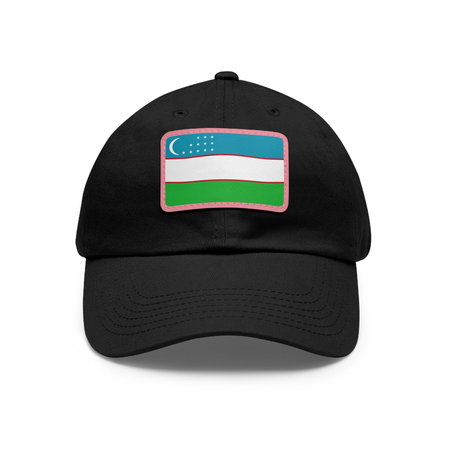 Uzbekistan Leather Patch Hat
