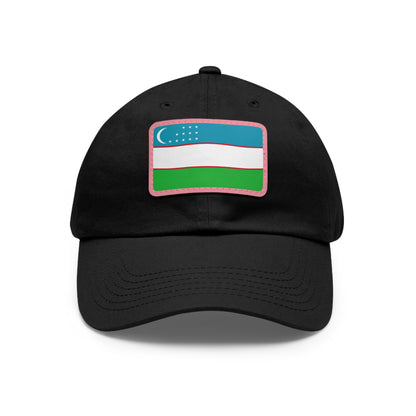 Uzbekistan Leather Patch Hat