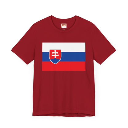 Slovakia Flag on T-shirt