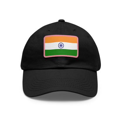 India Leather Patch Hat