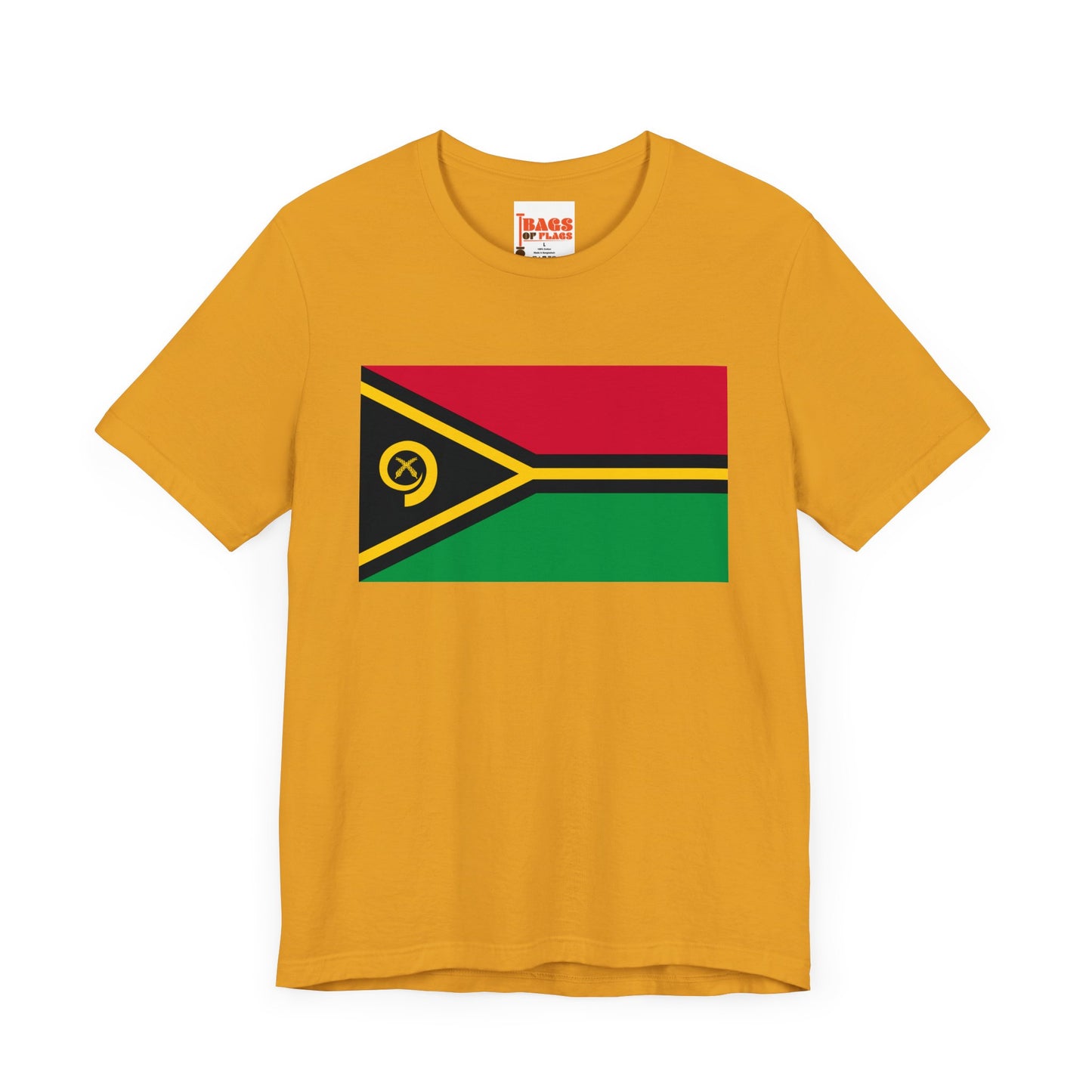 Vanuatu Flag on T-shirt